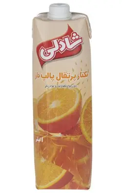 شادلی، نکتار پرتقال پالپدار، تتراپک یک لیتری