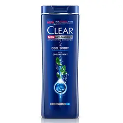 کلییر شامپو مو ضد شوره، خنک کننده فعال 3x1، ویژه آقایان 400ml