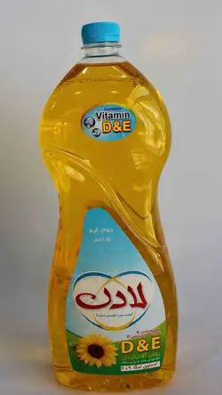 لادن روغن مایع آفتابگردان 1.35 کیلوگرمی ویتامین (D&amp;E) آبی