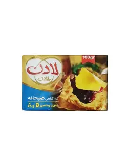 لادن کره گیاهی صبحانه 100 گرمی فویلی (6 پک 30 عددی)