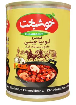 مکنزی کنسرو لوبیا با قارچ380گرمی