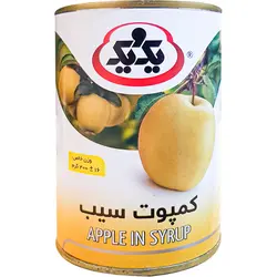 یک و یک کمپوت سیب قوطی 400 گرم درب آ.ب