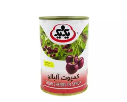 یک ویک کمپوت آلبالو قوطی 420 گرم درب آ.ب
