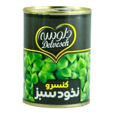 دلوسه کنسرو نخود فرنگی 420 گرمی