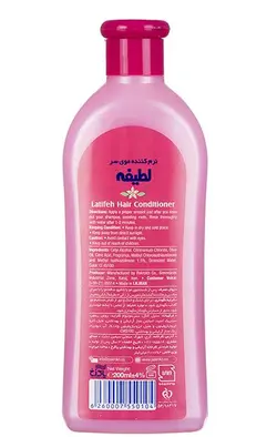 لطيفه نرم كننده موي سر 200 ml صورتي