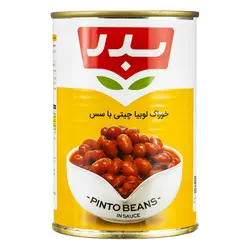 بدر کنسرو خوراک لوبیا چیتی 420 گرمی -1404.444