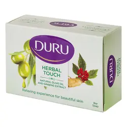 دورو صابون آرایشی  هربال تاچ، با عصاره روغن زیتون و جینسنگ