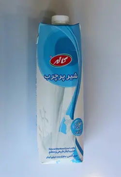کاله  شیر 1.5% یک لیتری منشوری پاکتی 12 عددی