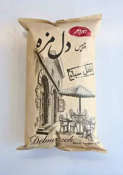 مزمز چیپس سنتی فلفل سیاه دل مزه 200 گرمی