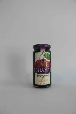 شانا مربای آلبالو شیشه بلند 315گرم