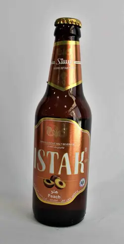 ایستک ماءالشعیرشیشه ای هلو320سی سی12عددی