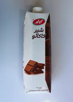 کاله  شیر کاکائو یک لیتری منشوری پاکتی