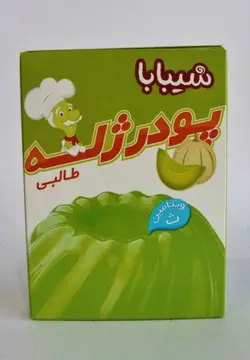 شیبابا پودر ژله طالبی 100گرمی