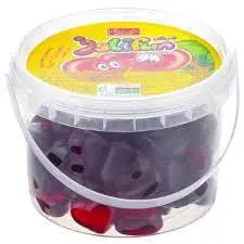 شیرین عسل پاستیل قلب ظرف پلاستیک300گرم