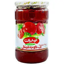 خوشبخت رب گوجه فرنگی خوشبخت شیشه ای 1.5 کیلویی