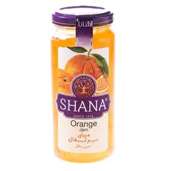 شانا مربای پرتقال شیشه بلند 310گرم