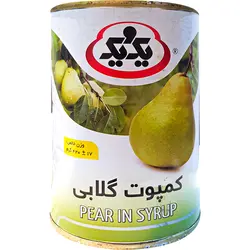 یک ویک کمپوت گلابی 420 گرم قوطی درب آ.ب