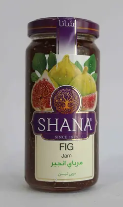 شانا مربای انجیر شیشه بلند 310گرم