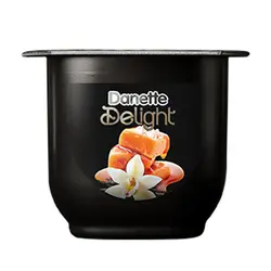 دسر دولایه پودینگ وانیلی با سس کارامل 100 گرمی