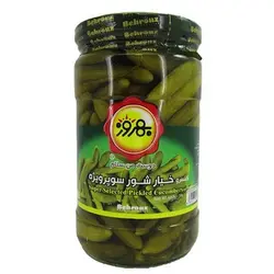 بهروز خیار شور سوپر ویژه 660 گرمی