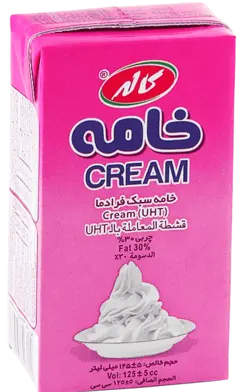 کاله خامه 125 گرمی 25% چربی تتراپک