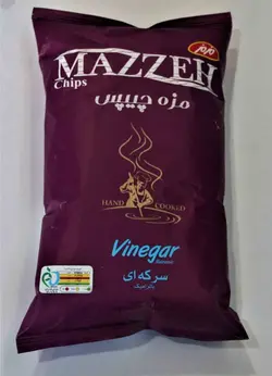 مزمز مزه چیپس الگانس سرکه بالزامیک( 135گ)