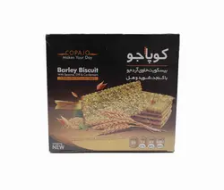 کوپاجو بیسکوییت جو با تزئین کنجد و شوید و طعم هل