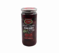 سحر کمپوت گیلاس شیشه 500 گرمی