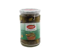 خوشبخت کنسرو خیارشور ممتاز 660 گرم