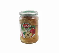 سحر کمپوت سیب  شیشه 580 گرمی