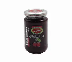 سحر مرباي آلبالو شيشه اختصاصي 310 گرمي 12 عددي