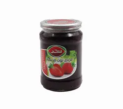 سحر مربا توت فرنگی شیشه 800 گرمی