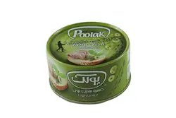 پولک کنسروماهی180گرمی3تیکه با کاوردر روغن زیتون