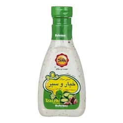 بهروز سس سالاد با خیار و سیر 440 گرمی