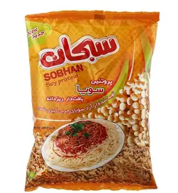 سبحان پروتئین سویا دانه ریز سلفون 250گرمی