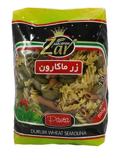 زر ماکارونی فرمی مخلوط سبزیجات500گرمی