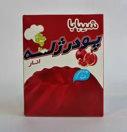 شیبابا پودر ژله انار 100گرمی