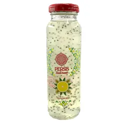 پرسیس نوشیدنی تخم شربتی لیمو بیدمشک 200cc شیشه