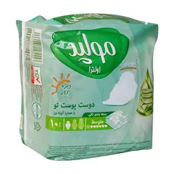مولپد اولترا آلوئه ورا با بسته بندی تکی مدیوم 10 عددی