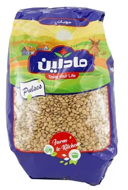 مادلین عدس بسته سلفونی 900 گرمی