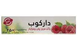 دارکوب  کیسه فریزر* رولی پرفراژ دار 250 عددی ( 35*25)