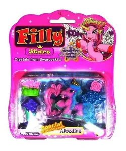 Filly اسب تک شاخ همراه با اكسسوری