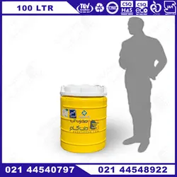 مخزن انبساط 100 لیتری عمودی دو لایه فوم دار پلاستونیک