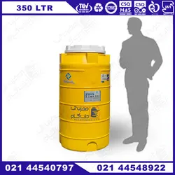 مخزن انبساط 350 لیتری عمودی دو لایه فوم دار پلاستونیک