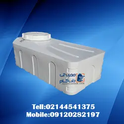 مخزن مکعبی 800 لیتری پلی اتیلنی سه لایه پلاستونیک