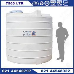 مخزن 7500 لیتری سه لایه عمودی