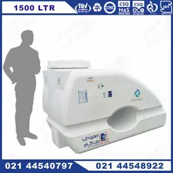 مخزن زیر پله ای 1500 لیتری تک لایه پلاستونیک