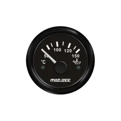 گیج دمای روغن مشکی بازه 50-150 درجه کد 14212