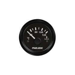 گیج دمای آب مشکی 40-120 درجه کد 14211