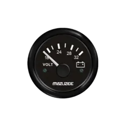 گیج ولتاژ مشکی بازه 18-32 ولت کد JY13212
